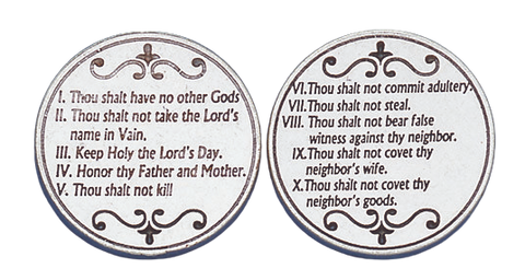 10 Commandments with Prayer Token (Pack of 25)