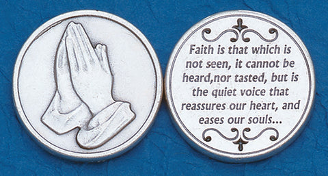 Faith with Prayer Token (Pack of 25)