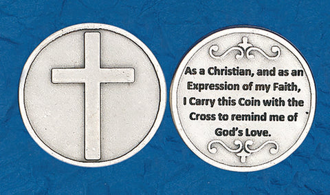 	Cross with Prayer Token (Pack of 25)