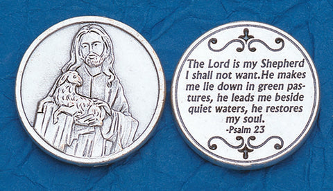 Psalm 23 with Prayer Token (Pack of 25)