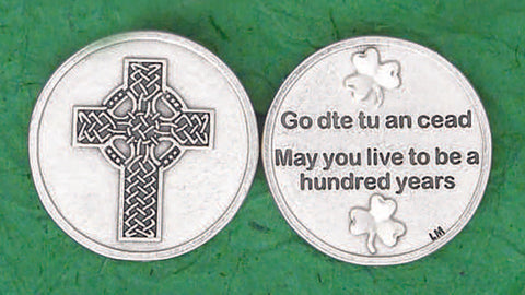 Irish- Celtic Cross Token (Pack of 25)