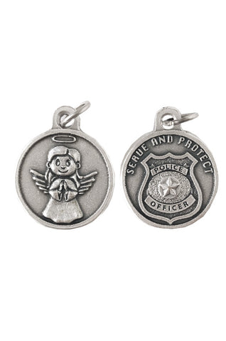 	Round Police Officer/Angel Medal
