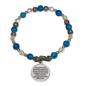 Serenity Prayer Bracelet with Prayer Card