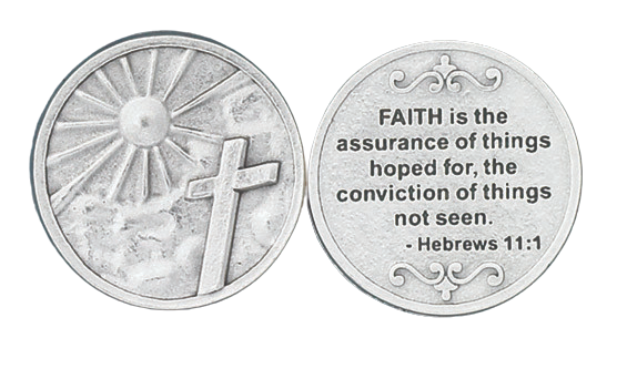 Faith with Bible Verse Token (Pack of 25)