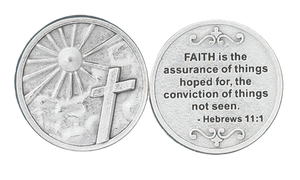 Faith with Bible Verse Token (Pack of 25)