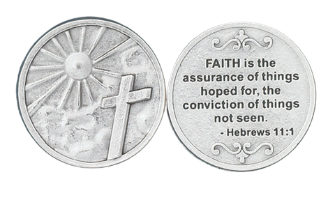Faith with Bible Verse Token (Pack of 25)