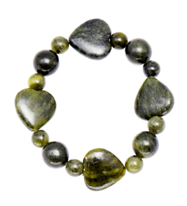 Connemara Marble Love Stretch Bracelet