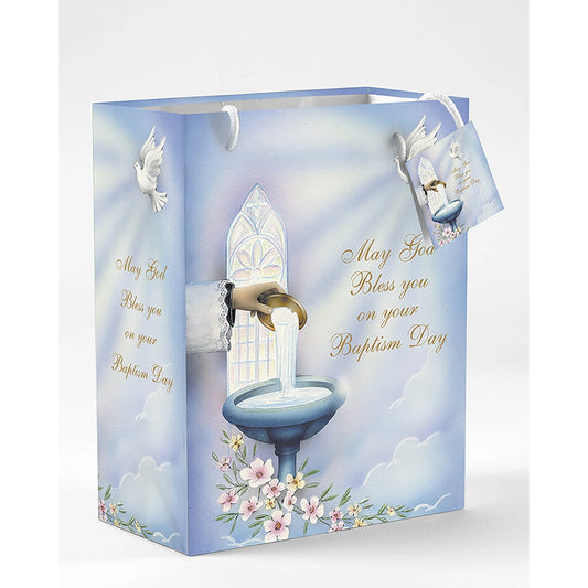 Baptism Gift Bag with Gift Tissue