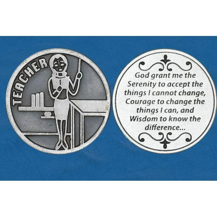 Teacher's Serenity Prayer - Italian Token