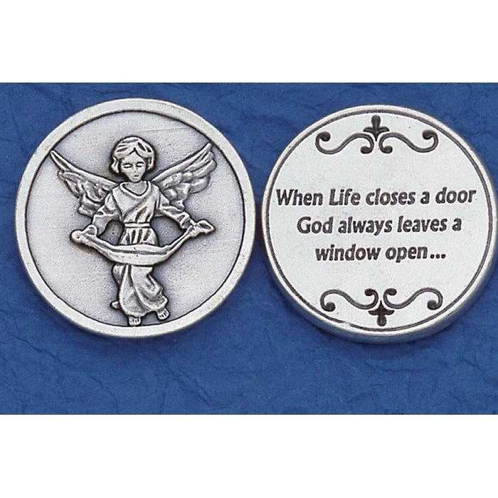 Angel with Prayer - Italian Token