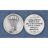 Living without God in your life is like jumping out of a plane without a parachute - Italian Token