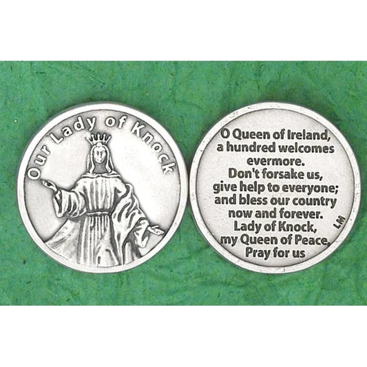 Lady of Knock, my Queen of Peace, Pray for us - Irish Token