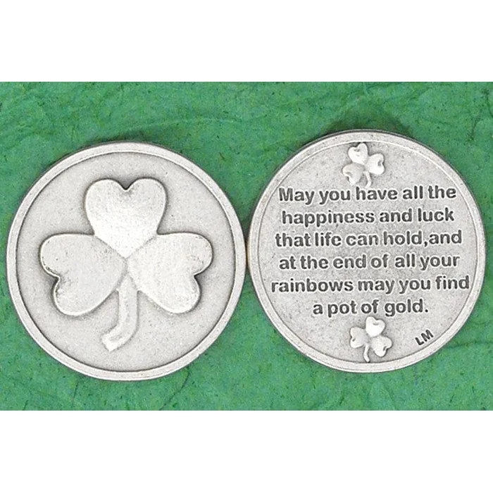 May you have all the happiness and luck - Irish Token. Made in Italy