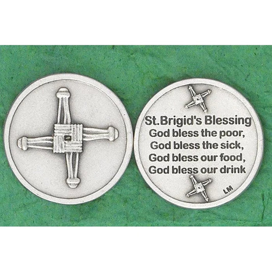 St. Brigid's Blessing - Irish Token