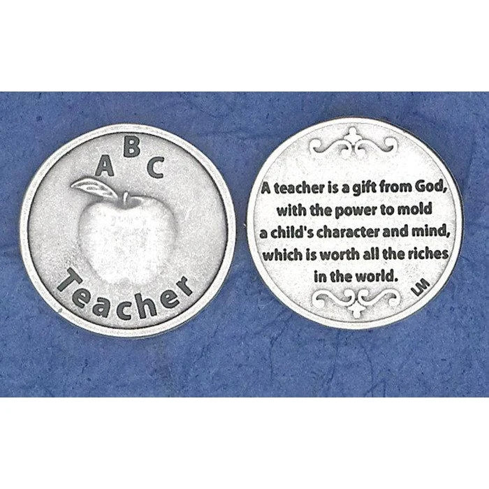 A teacher is a gift from God - Italian Token