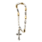 Silver-tone bracelet with Lobster Claw Clasp Gold - Tone Links