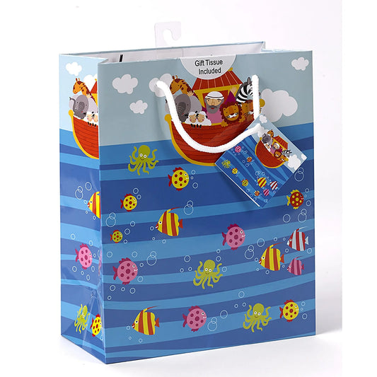 Small Noah's Ark Gift Bag with Gift Tissue
