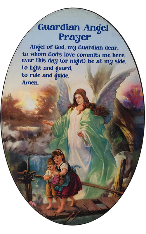 "Guardian Angel Prayer" Wall Plaque