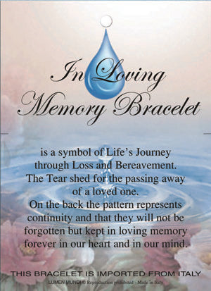 In Loving Memory Bracelet with Card