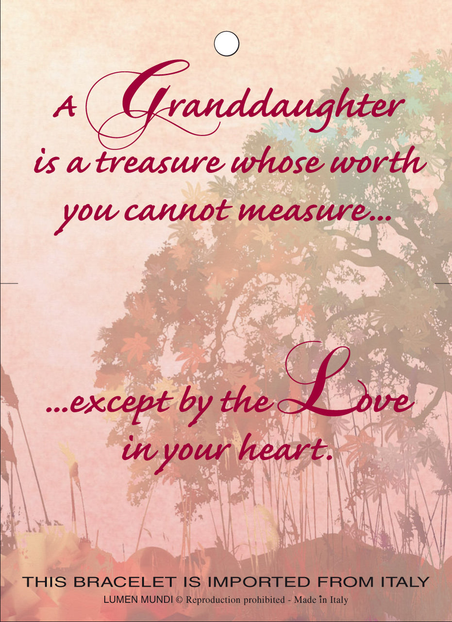Granddaughter Bracelet with Card