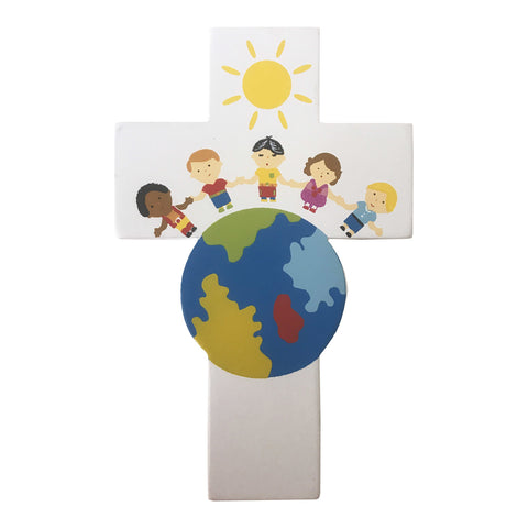 	White- Children of the World Cross