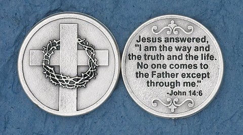 Jesus Answered with Bible Verse Token (Pack of 25)