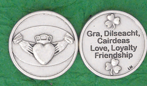 Irish Claddagh- Love, Loyalty, Friendship Token (Pack of 25)