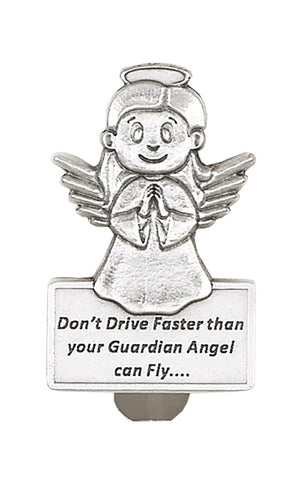 Guardian Angel- Don't Drive Faster Visor Clip