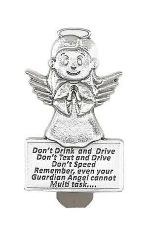 Guardian Angel- Don't Drink and Drive Visor Clip