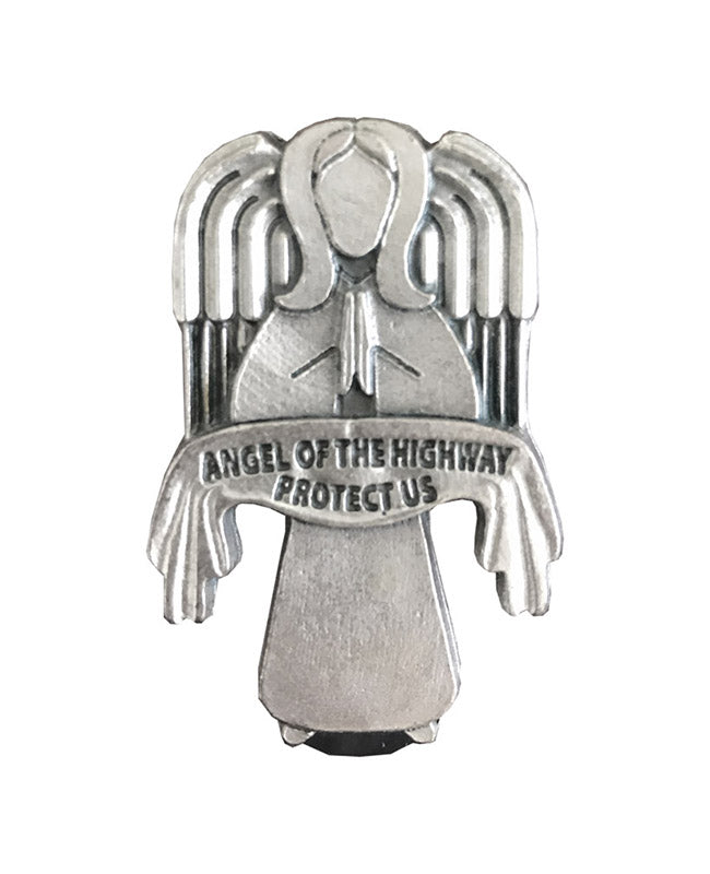 Angel of Highway Visor Clip