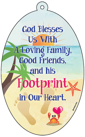 	"God Blesses Us" Wall Plaque