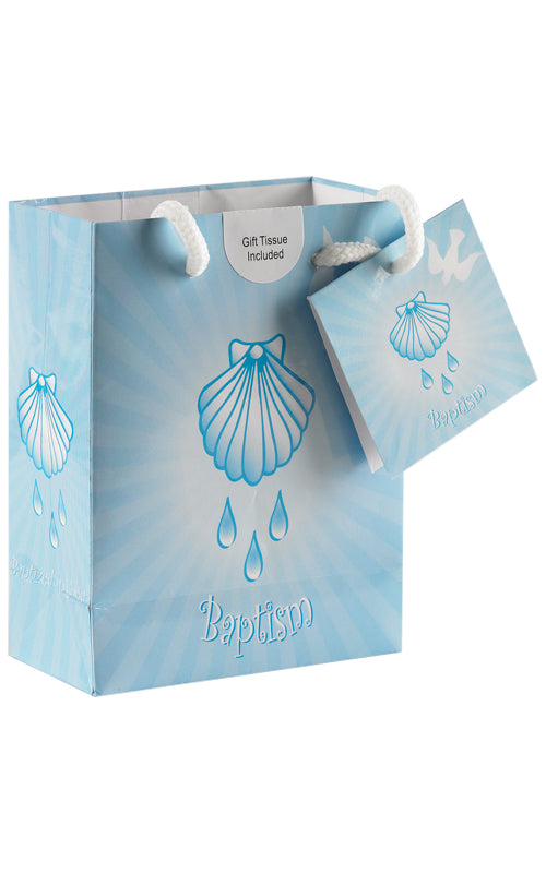 	Blue- Baptism Gift Bag (Pack of 12)